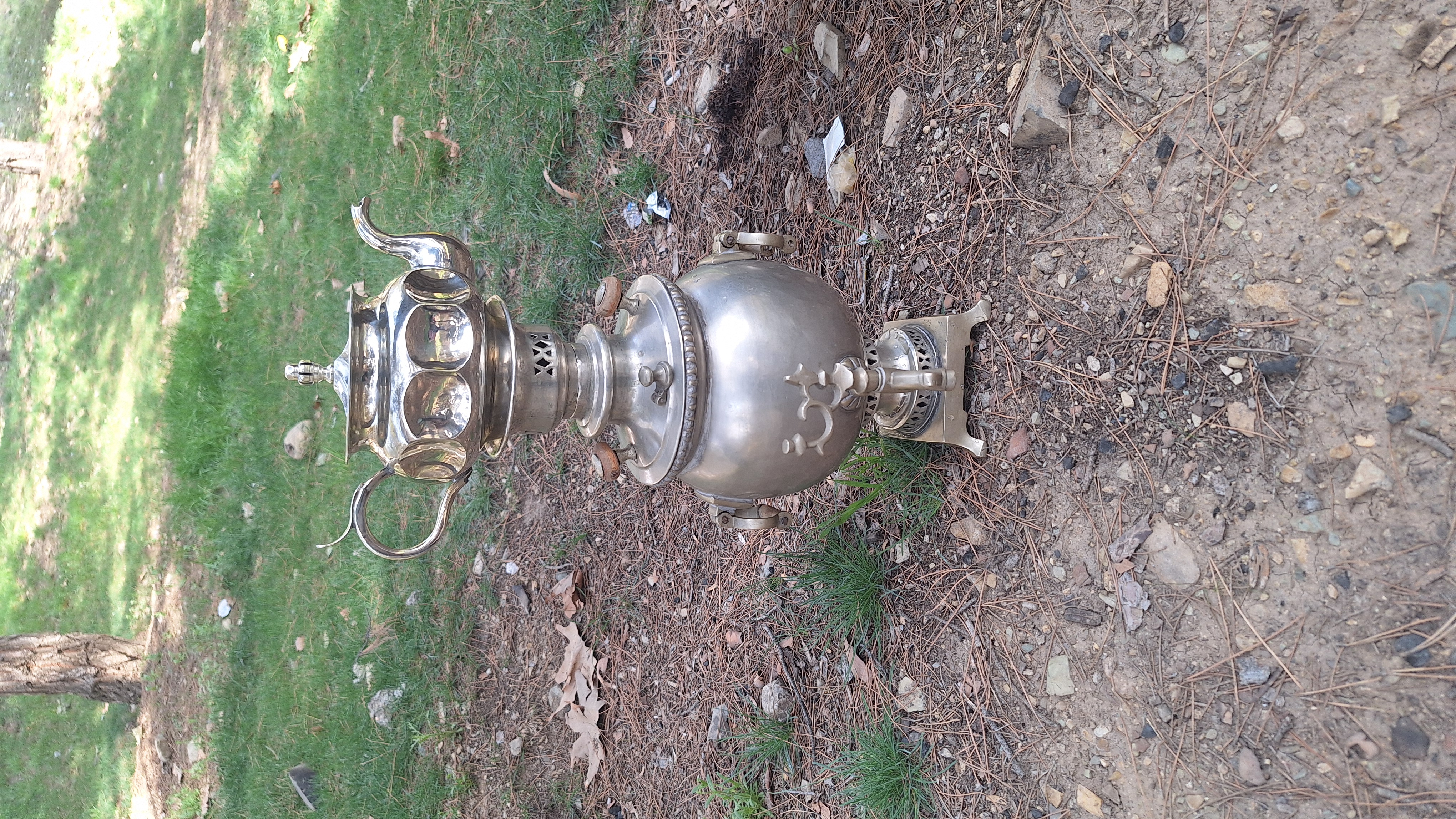 سماور زغالی قدیمی عتیقه