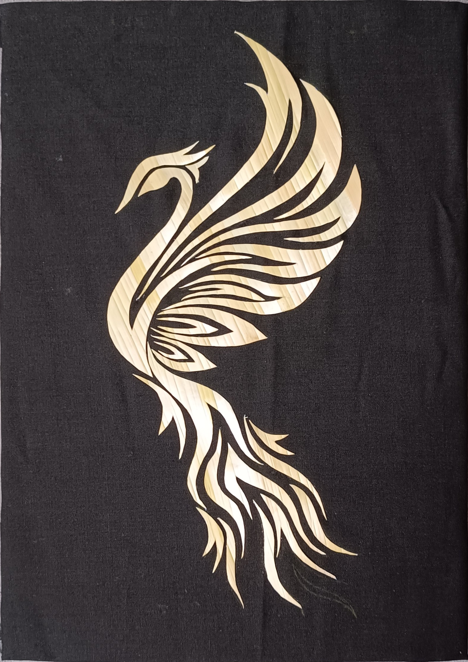 تابلوهای معرق با ساقه گندم