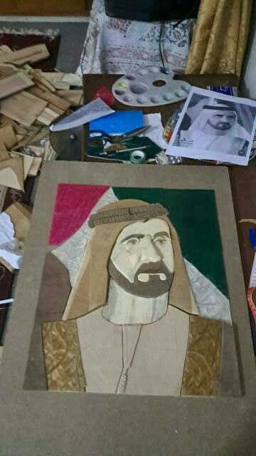 ترصيع الخشب للشیخ محمد بن راشد