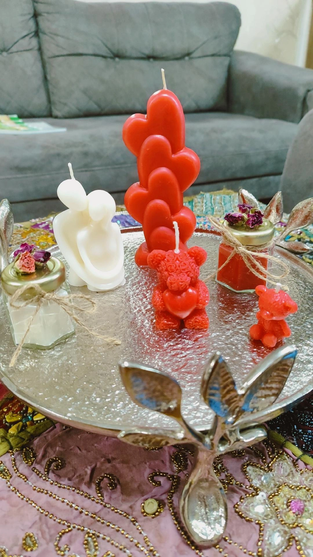 شمع های دست ساز 