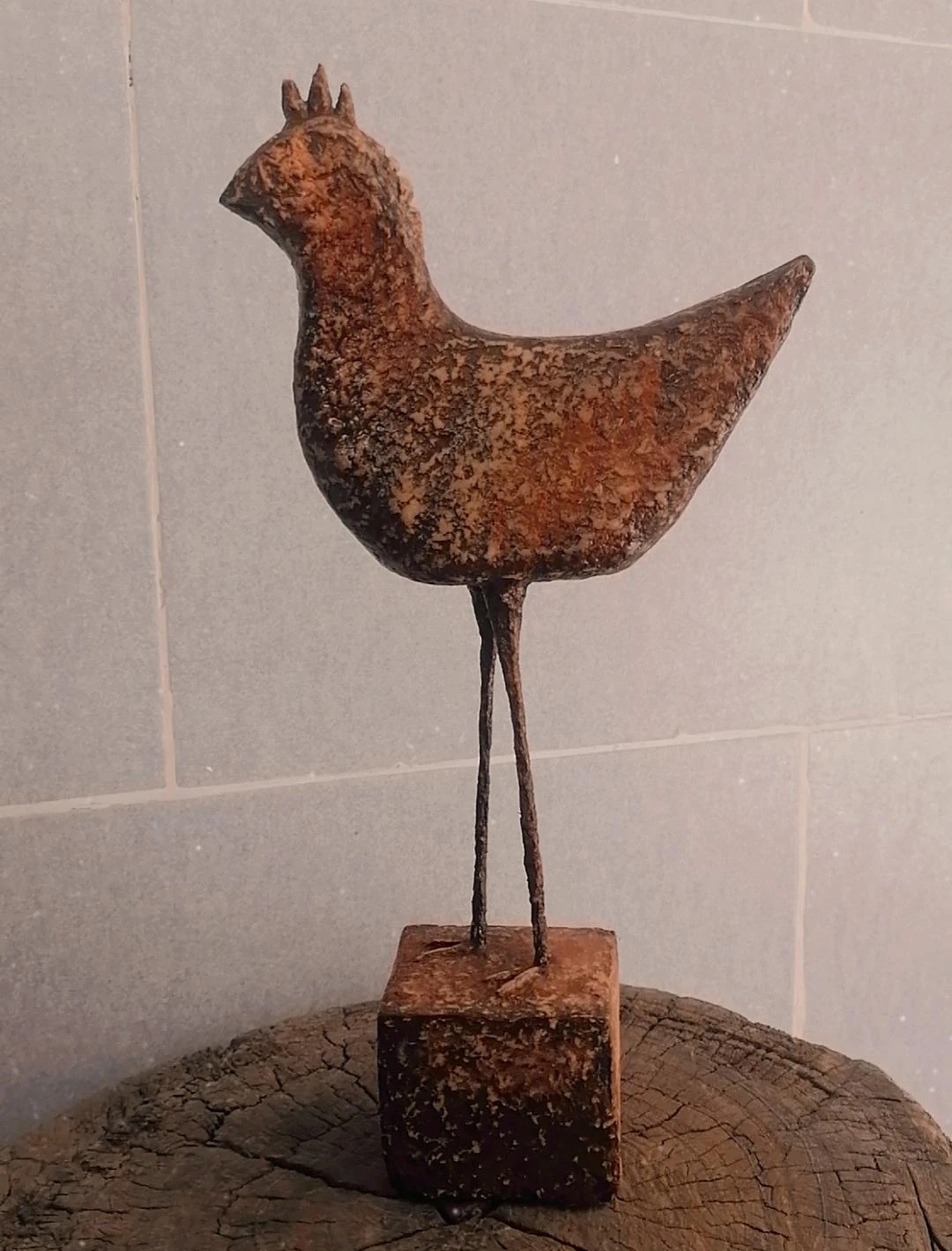 مجسمه دستساز پاپیه ماشه 