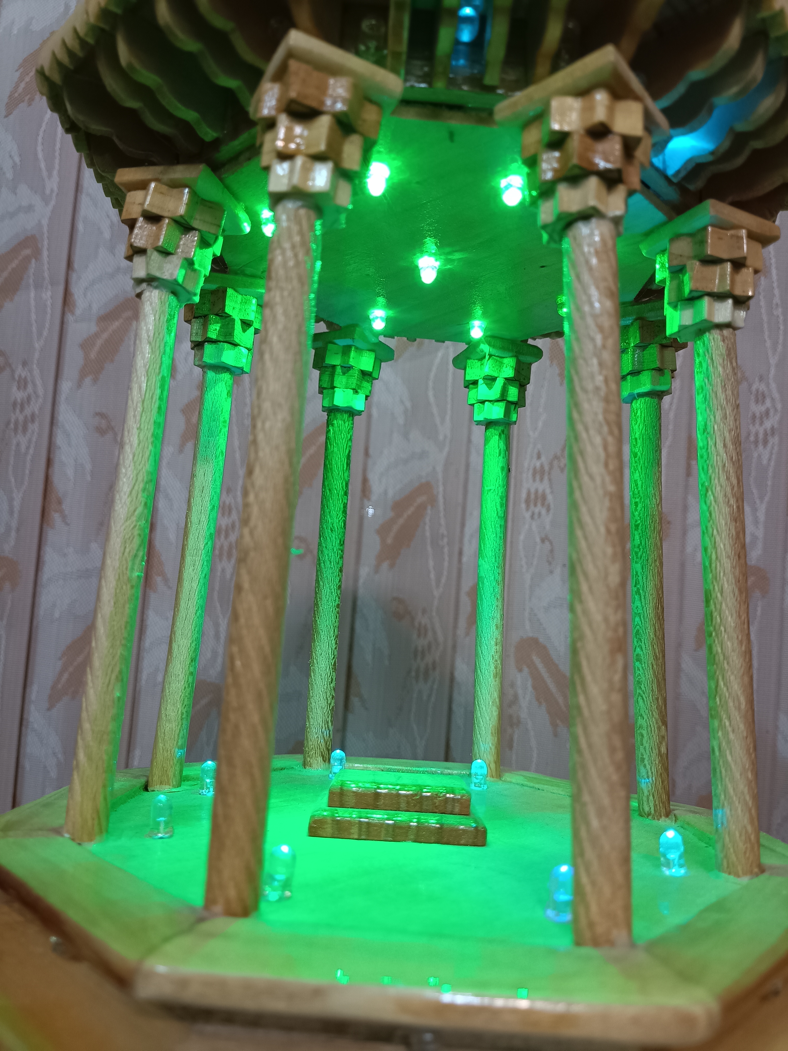 آباژور حافظیه تمام چوبی دست ساز