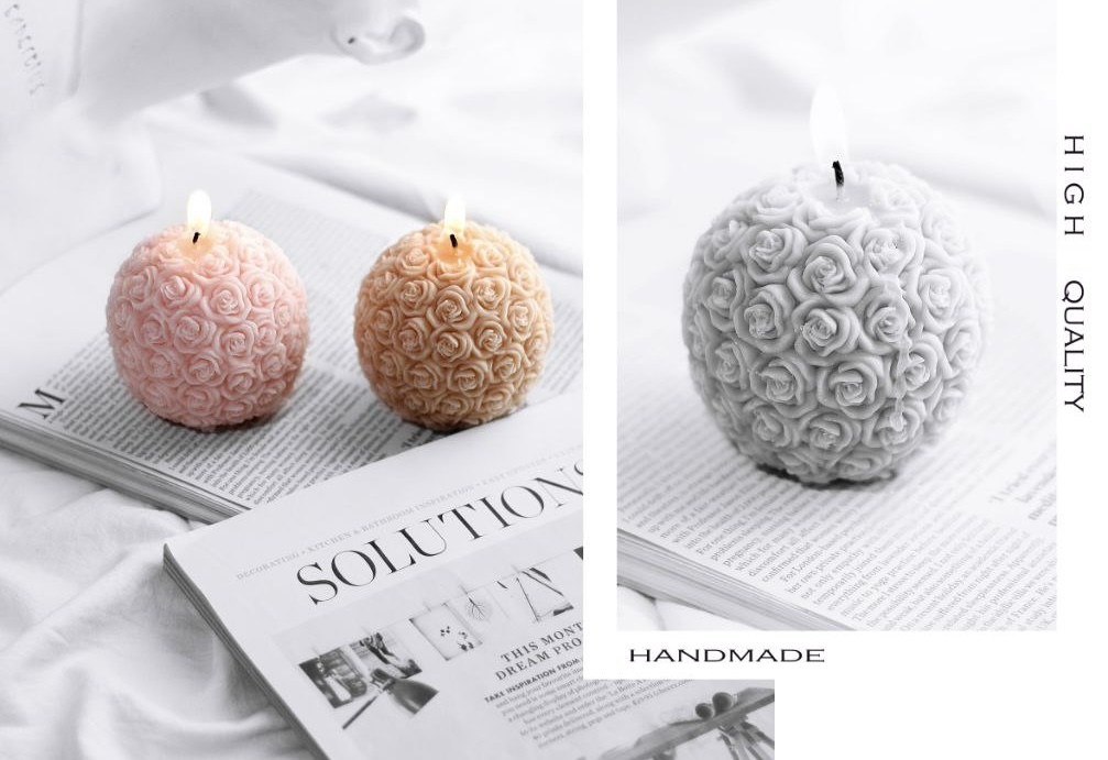 فروش شمع های دست ساز معطر 