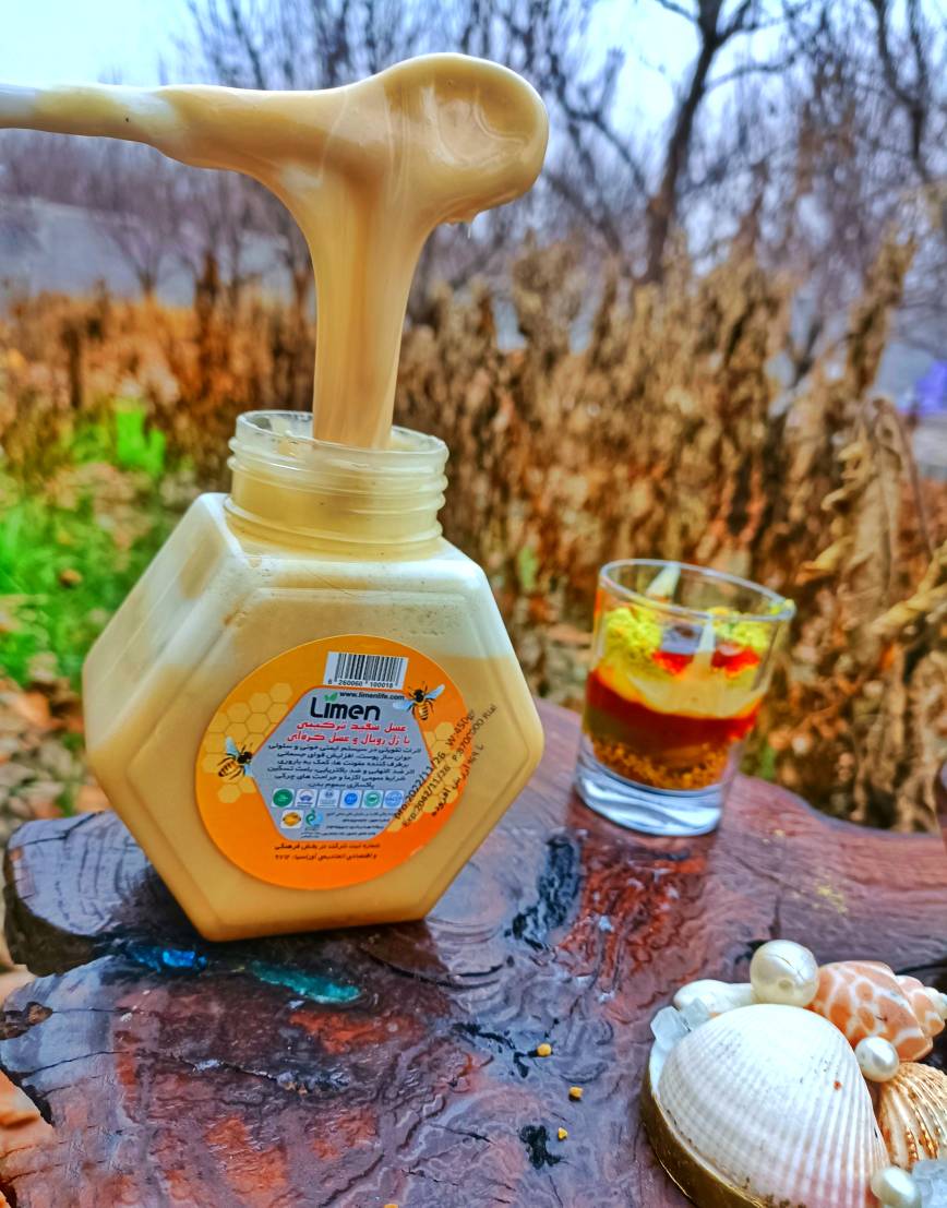 عسل طبیعی با برگه ازمایش