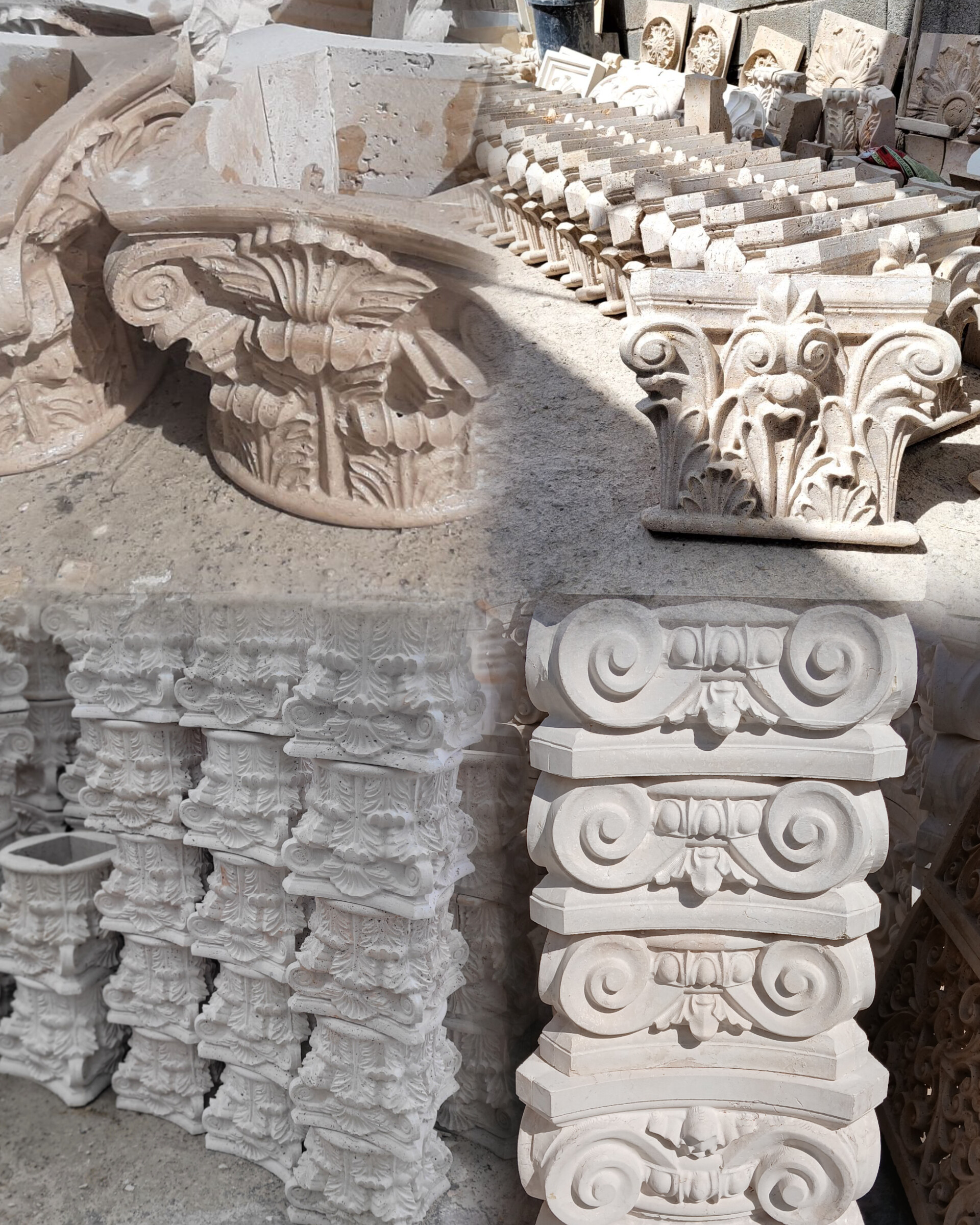 تولید تخصصی سنگ نمای رومی و کلاسیک