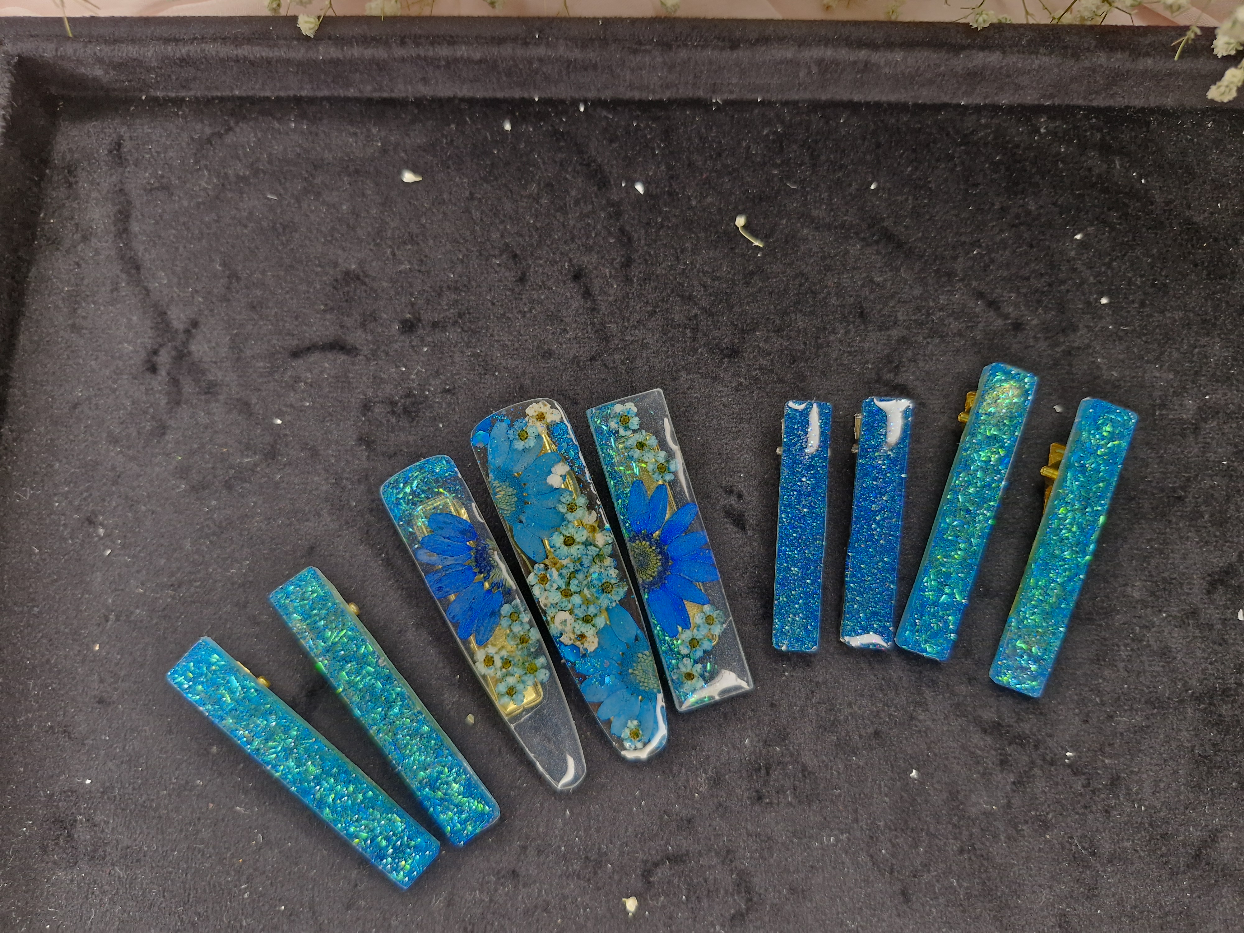 گیره زیبای رزینی 