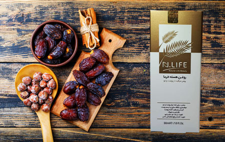 روغن هسته خرما خالص Nlife