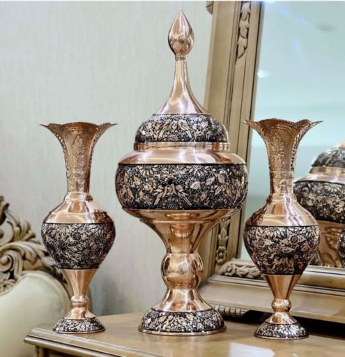 فروش انواع ظروف مسی و فیروزه کوب