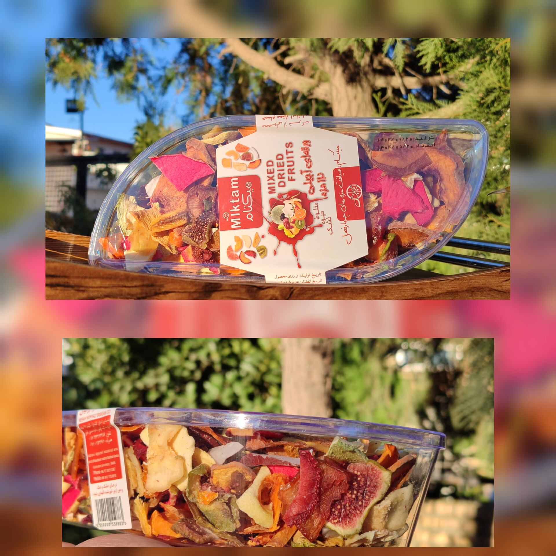 انواع میوه خشک