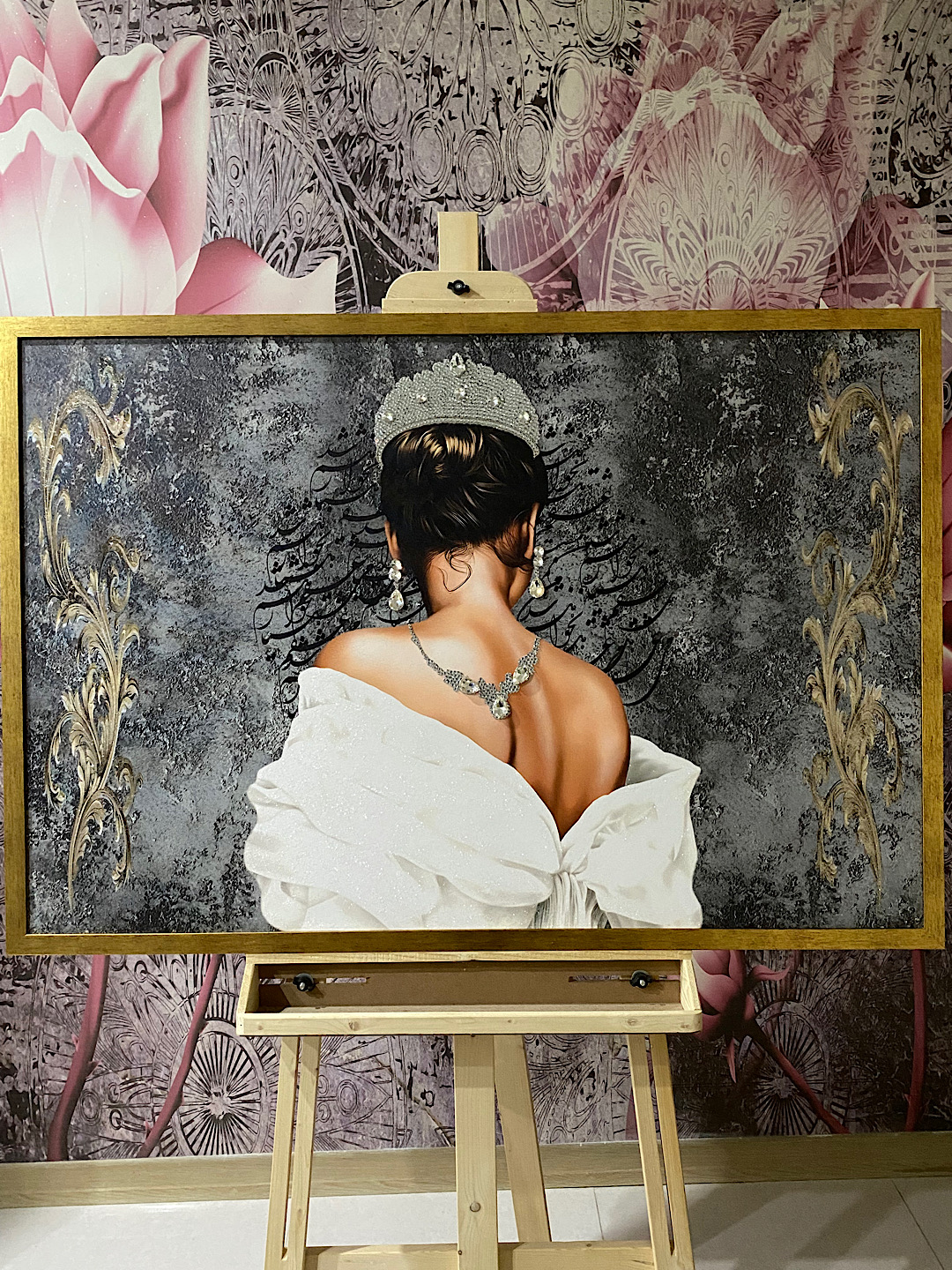 تابلو دکوراتیو برجسته نگین کاری شده