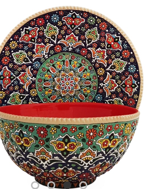 ظروف سفال میناکاری 