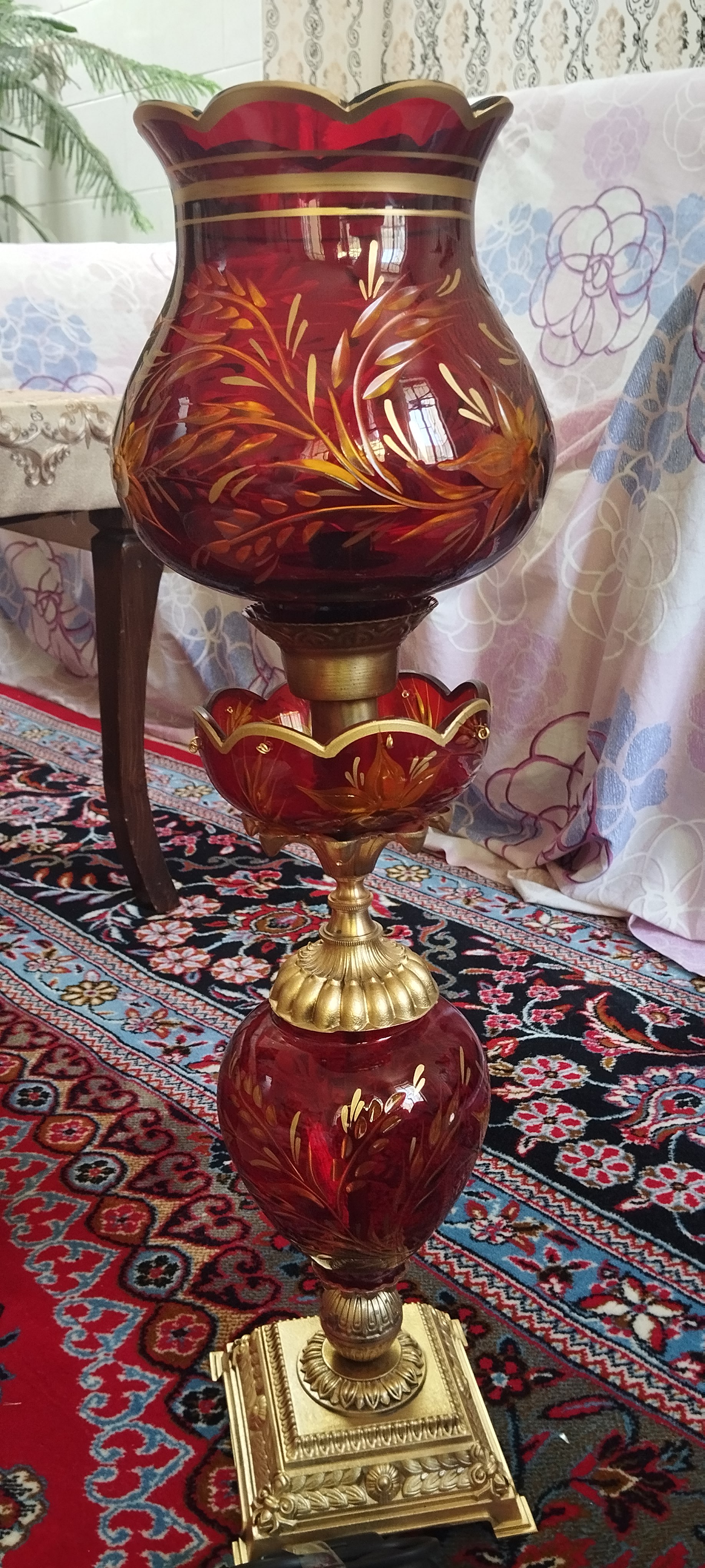 شمعدان و گلدان آنتیک کار دست