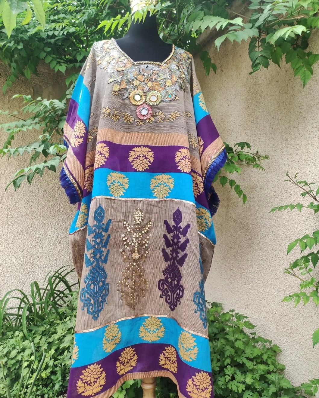 عبای نخ هندی کاردست