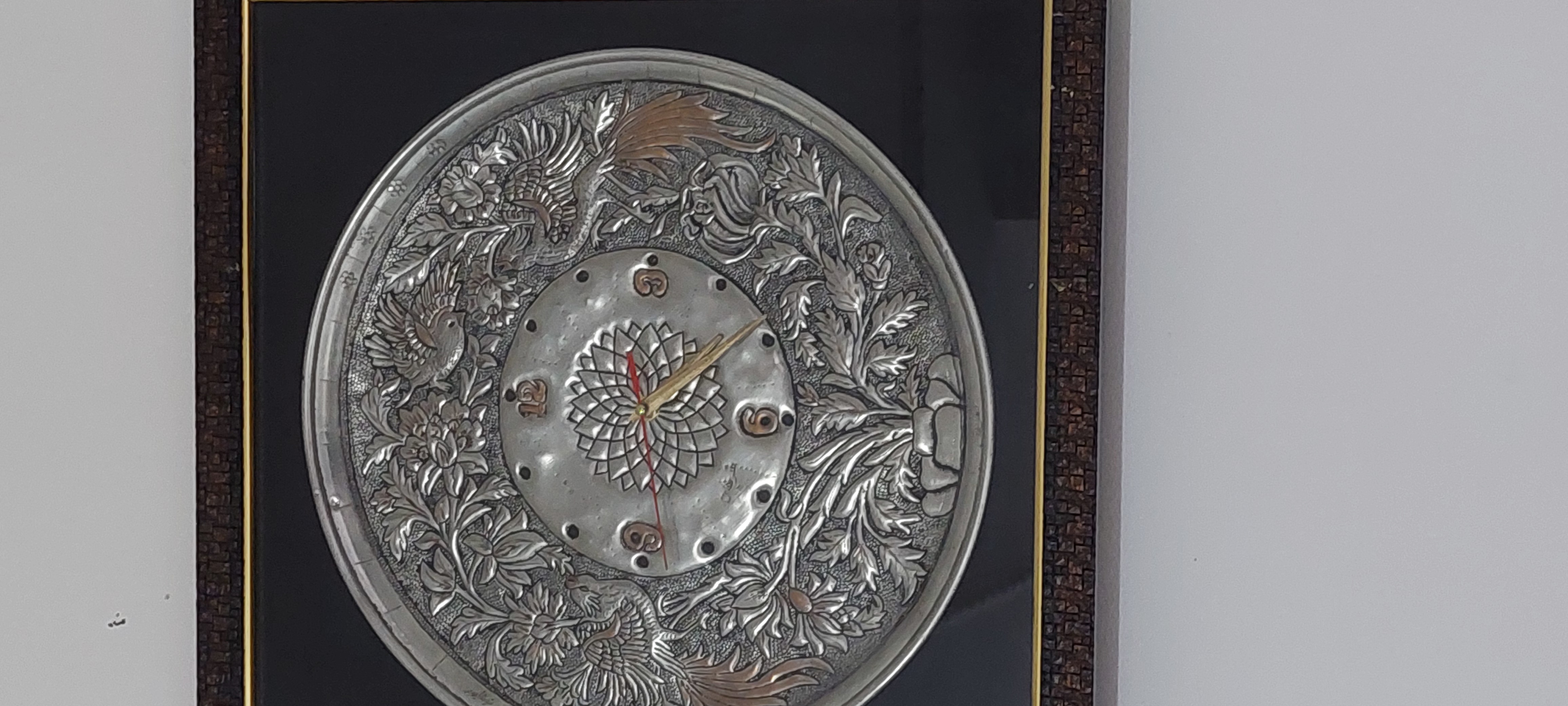 تابلو قلمزنی مسی کار دست