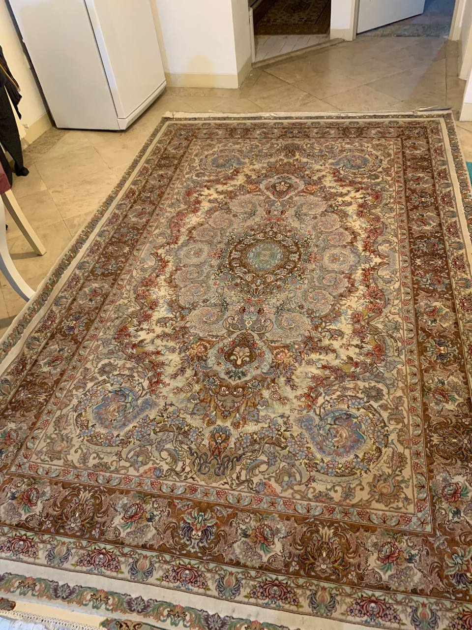 فرش ابریشم 