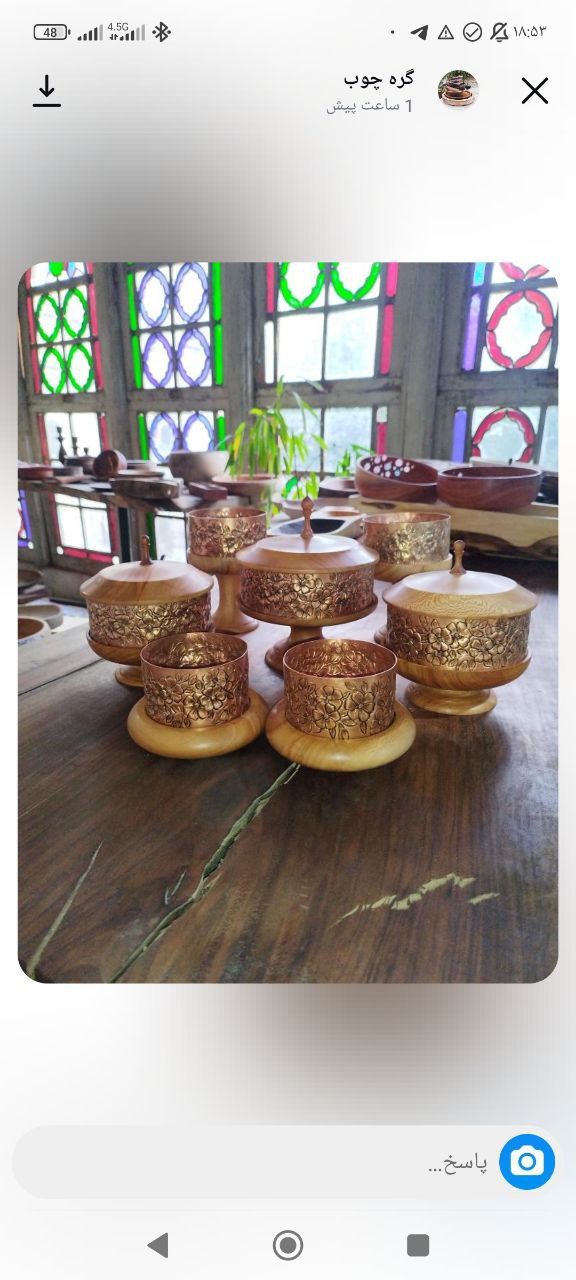 فروش ظروف قلمزنی برروی مس