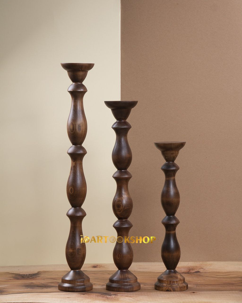 جاشمعی و استند چوبی شیک