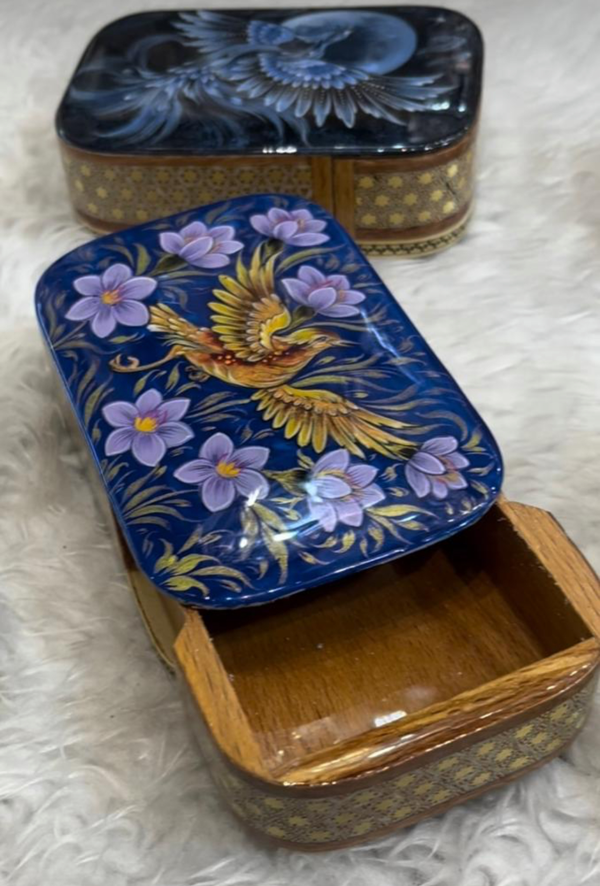 علب صندوق جعبه مجوهرات جعبه زعفران