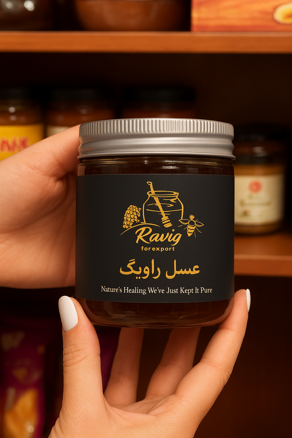 فروش عسل صد درصد طبیعی راویگ