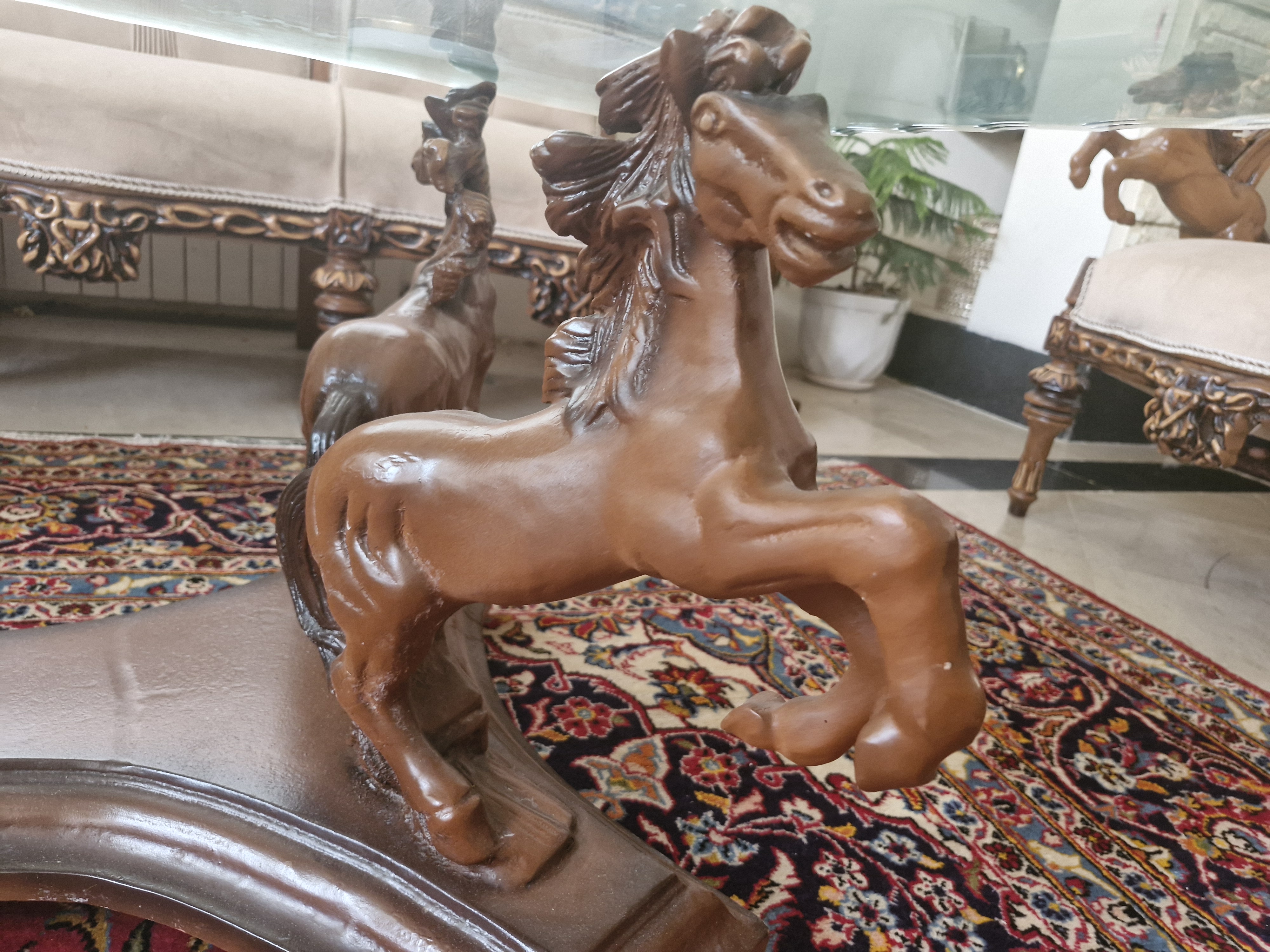 سرویس مبل و نهارخوری چوب دست ساز 