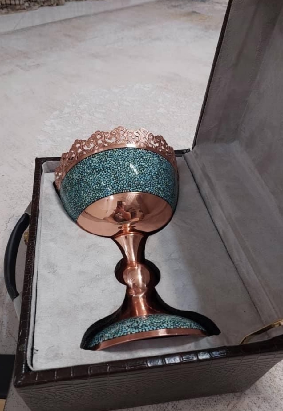 ظروف مسی و فیروزه