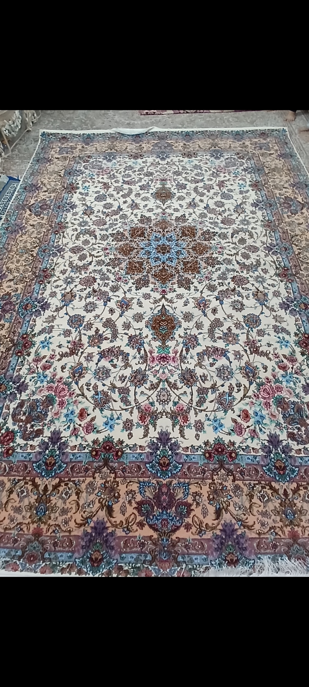 سجادة حرير اصفهان