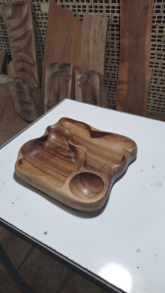 ظروف چوبی دست ساز 