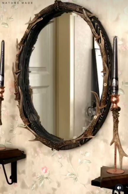 اکسسوری آنتیک با شاخ گوزن