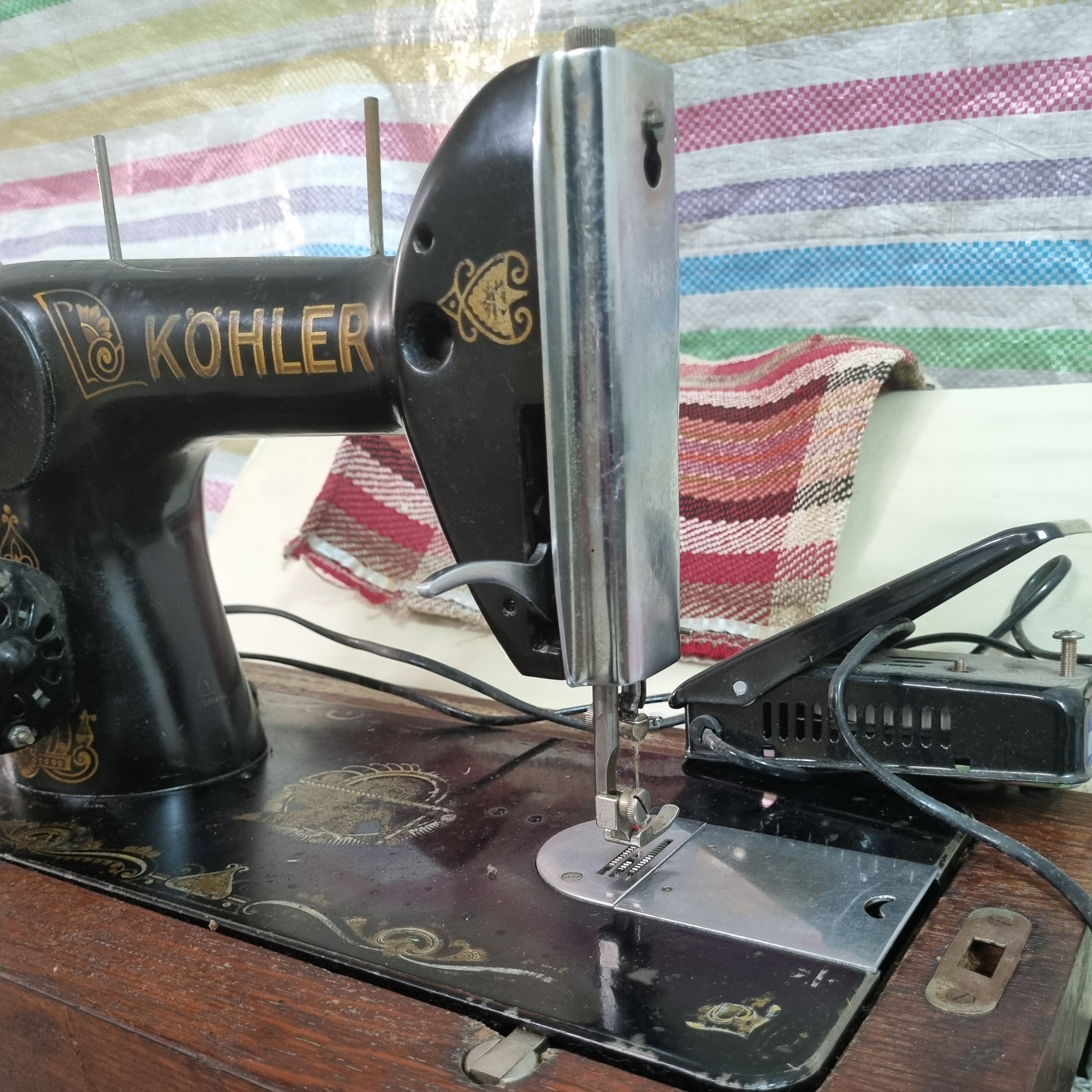 چرخ خیاطی Kohler آلمانی ۱۰۰ ساله