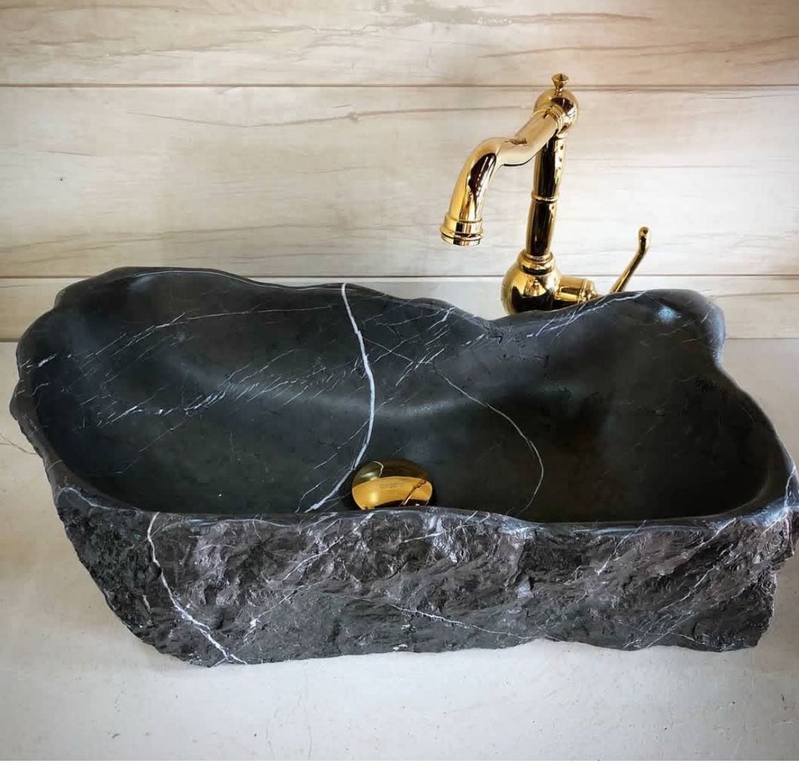 سنگ روشویی رودخانه ای