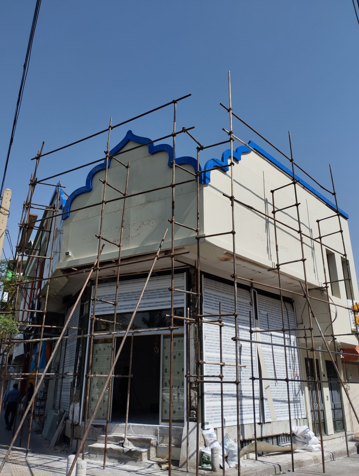 اجرای نما کامپوزیت و نما چوب و شیروانی