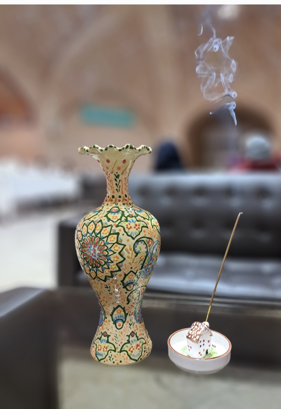 گلدان دستساز مینای عثمانی