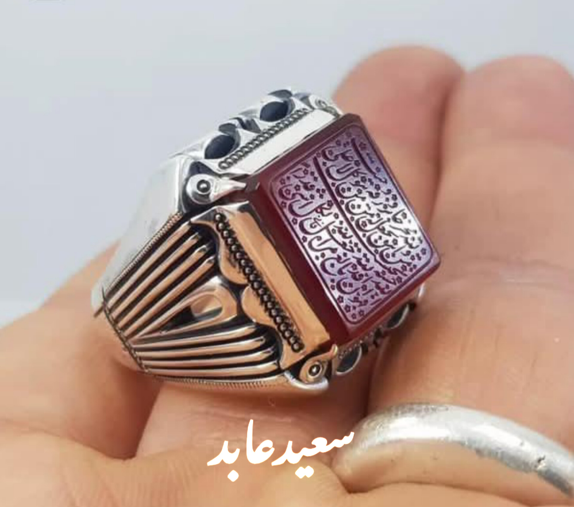 انگشتر نقره مردانه