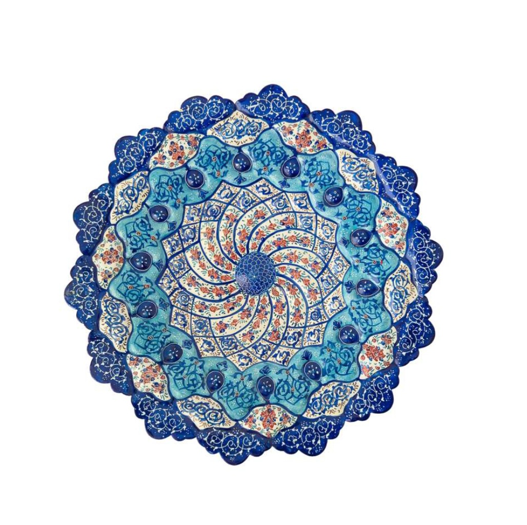 اثر دست بشقاب میناکاری شده