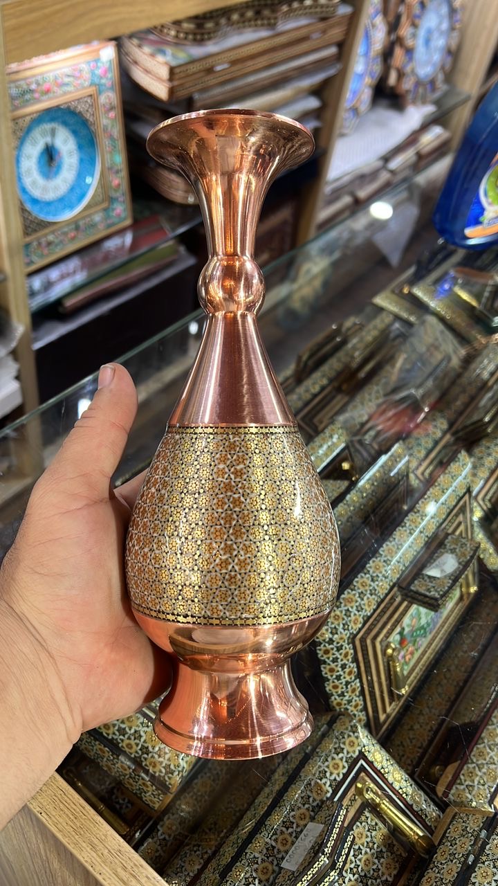 ظروف خاتم کاری و مینا کاری