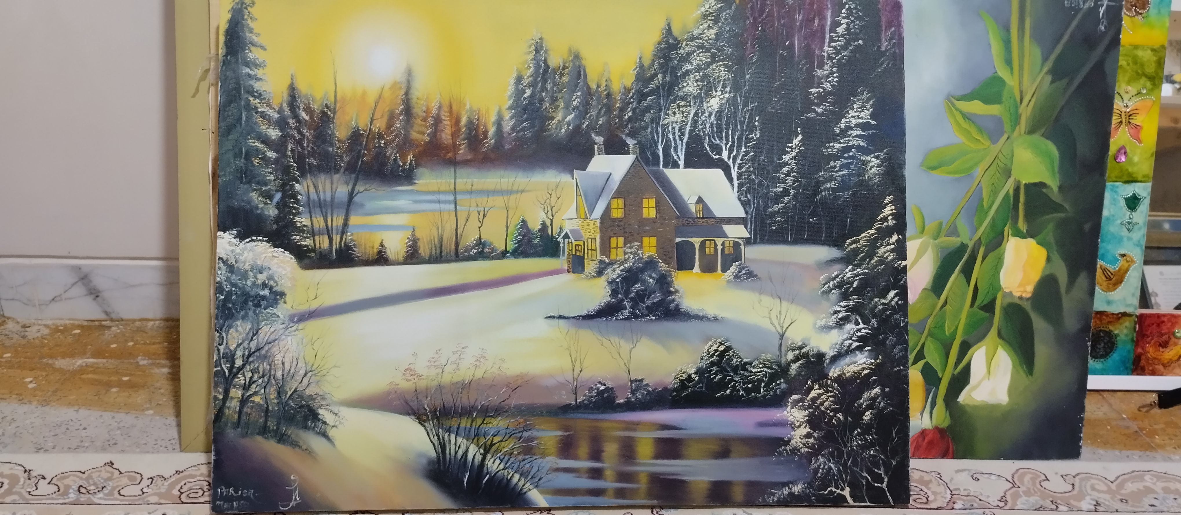 تابلو های رنگ روغن 