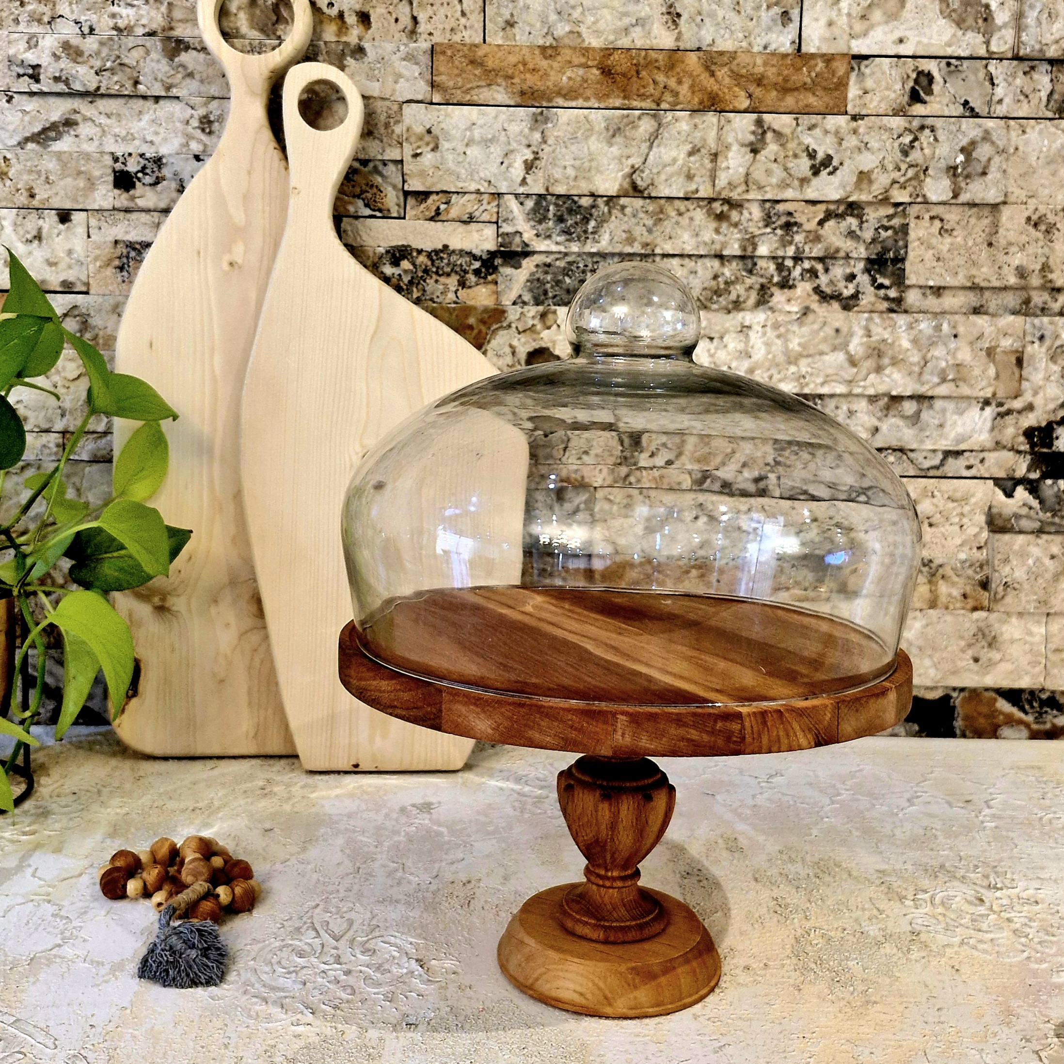 کیک خوری چوبی