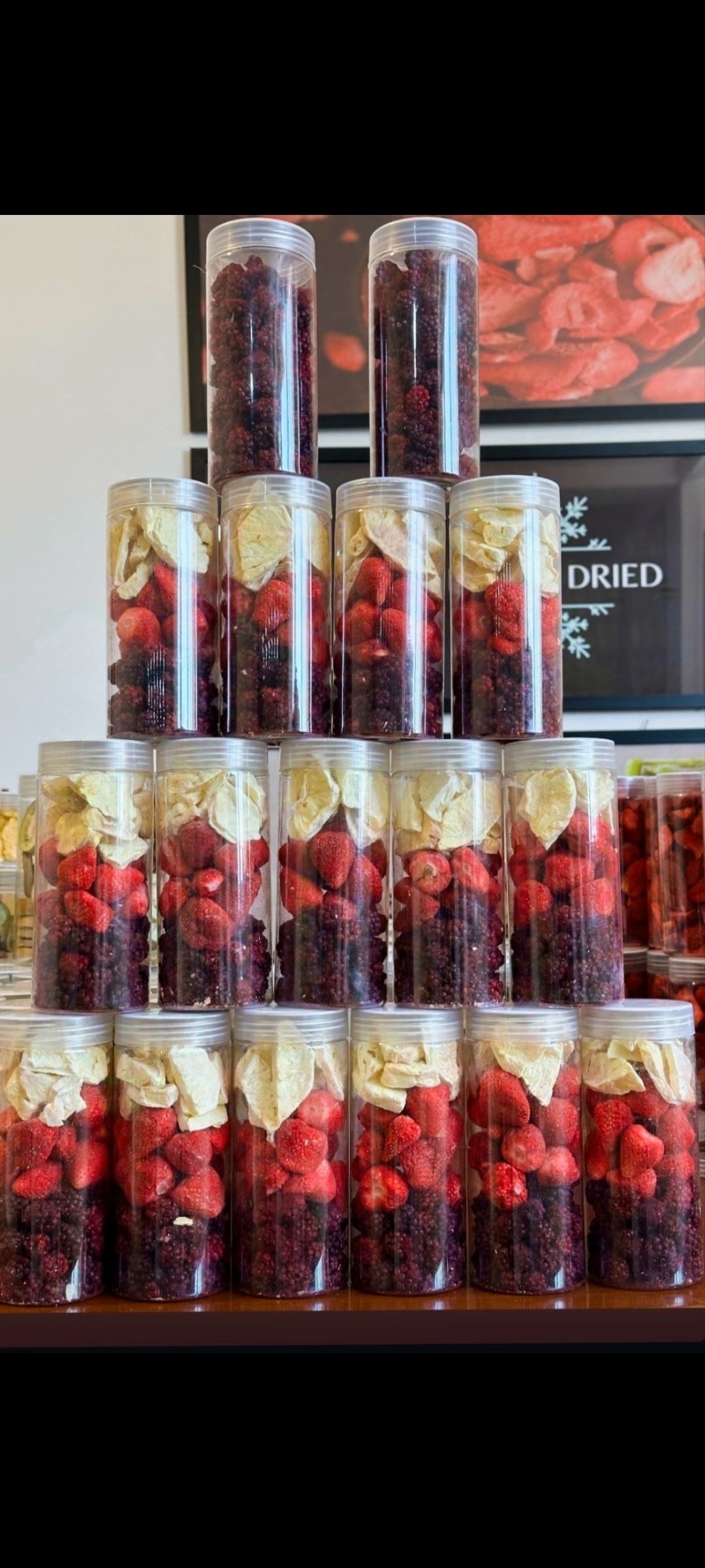 بستنی .میوه پفکی