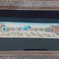 تابلو مینیاتوری بر روی عاج فیل