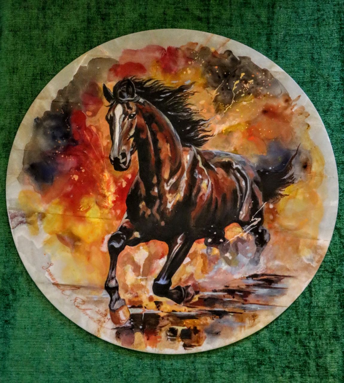 نقاشی سنگ مرمر