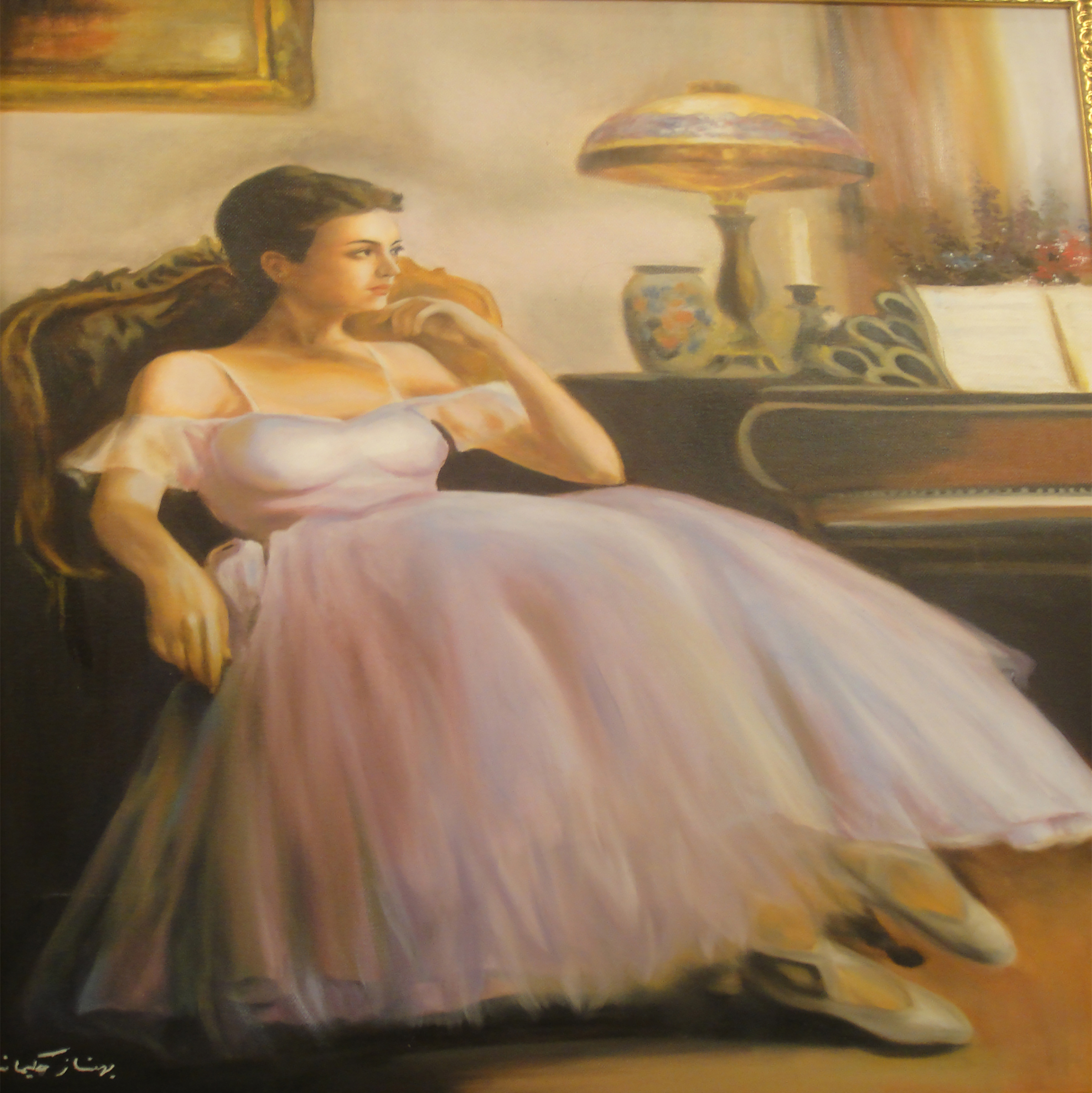 تابلونقاشی رنگ و روغن هنر دست ساز