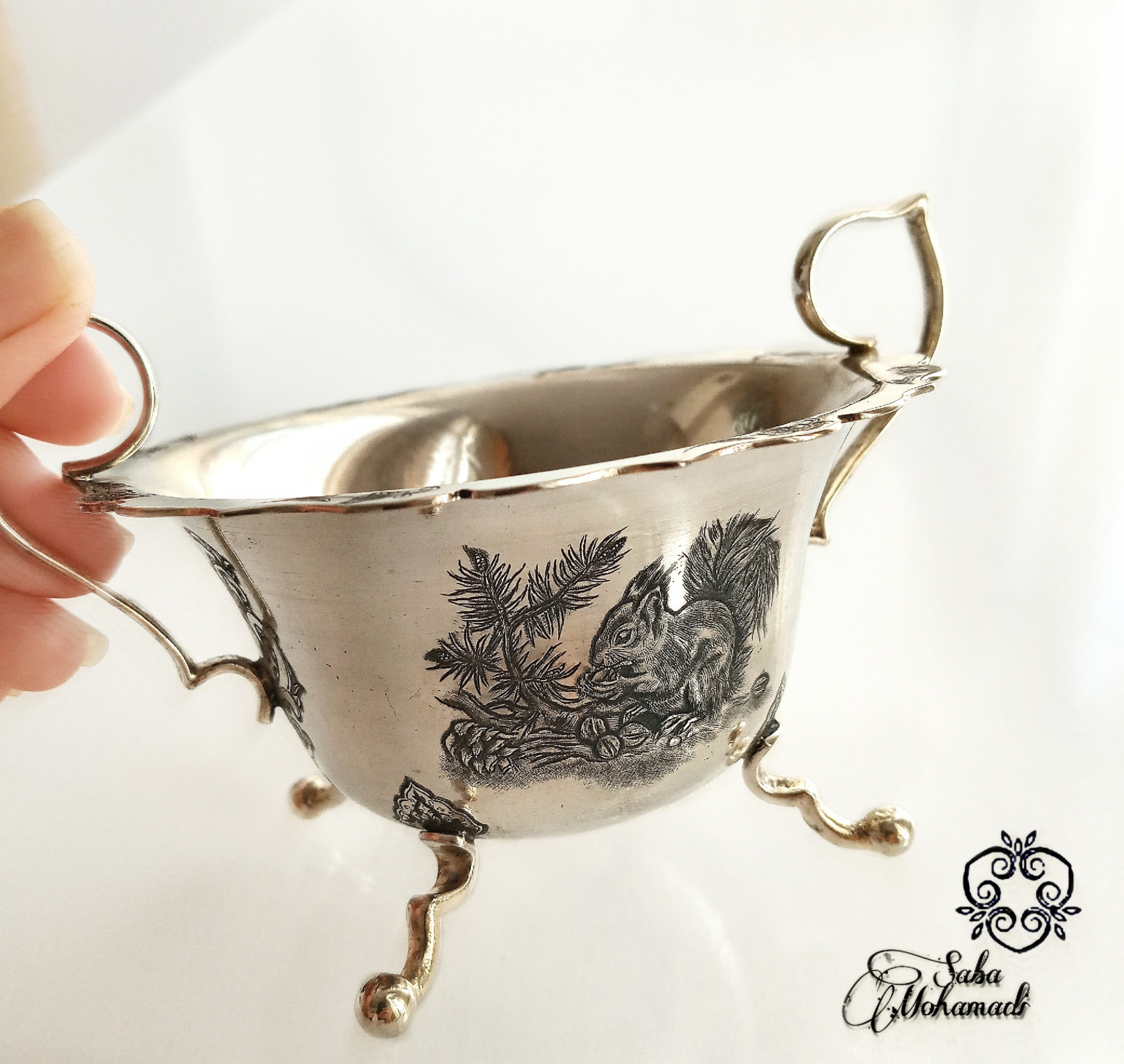 Handmade Engraving Candy pot