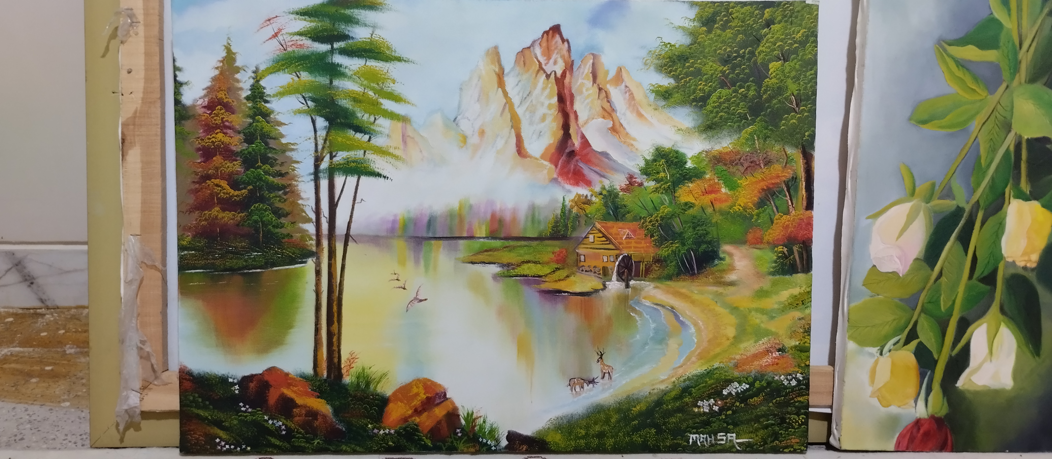 تابلو های رنگ روغن 