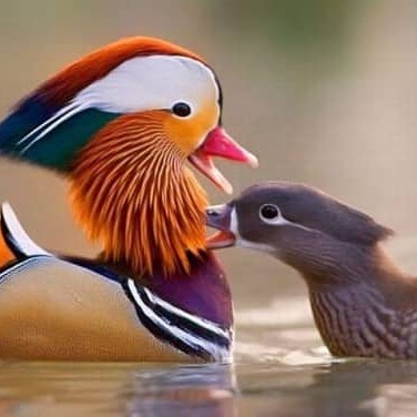 طاووس و قرقاول و کبک و اردک ماندارین