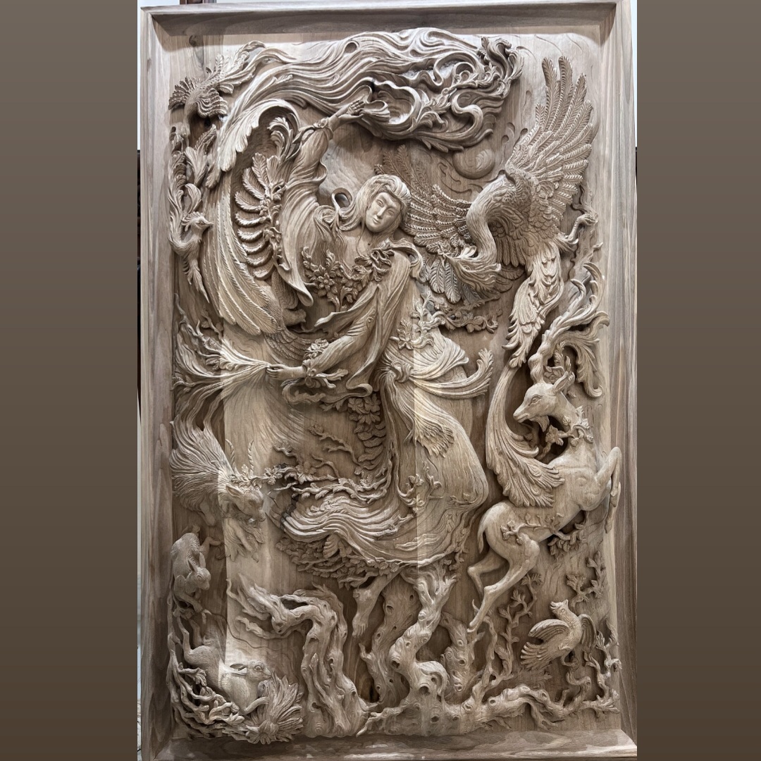 هنرمند، چوب تراش. طراح