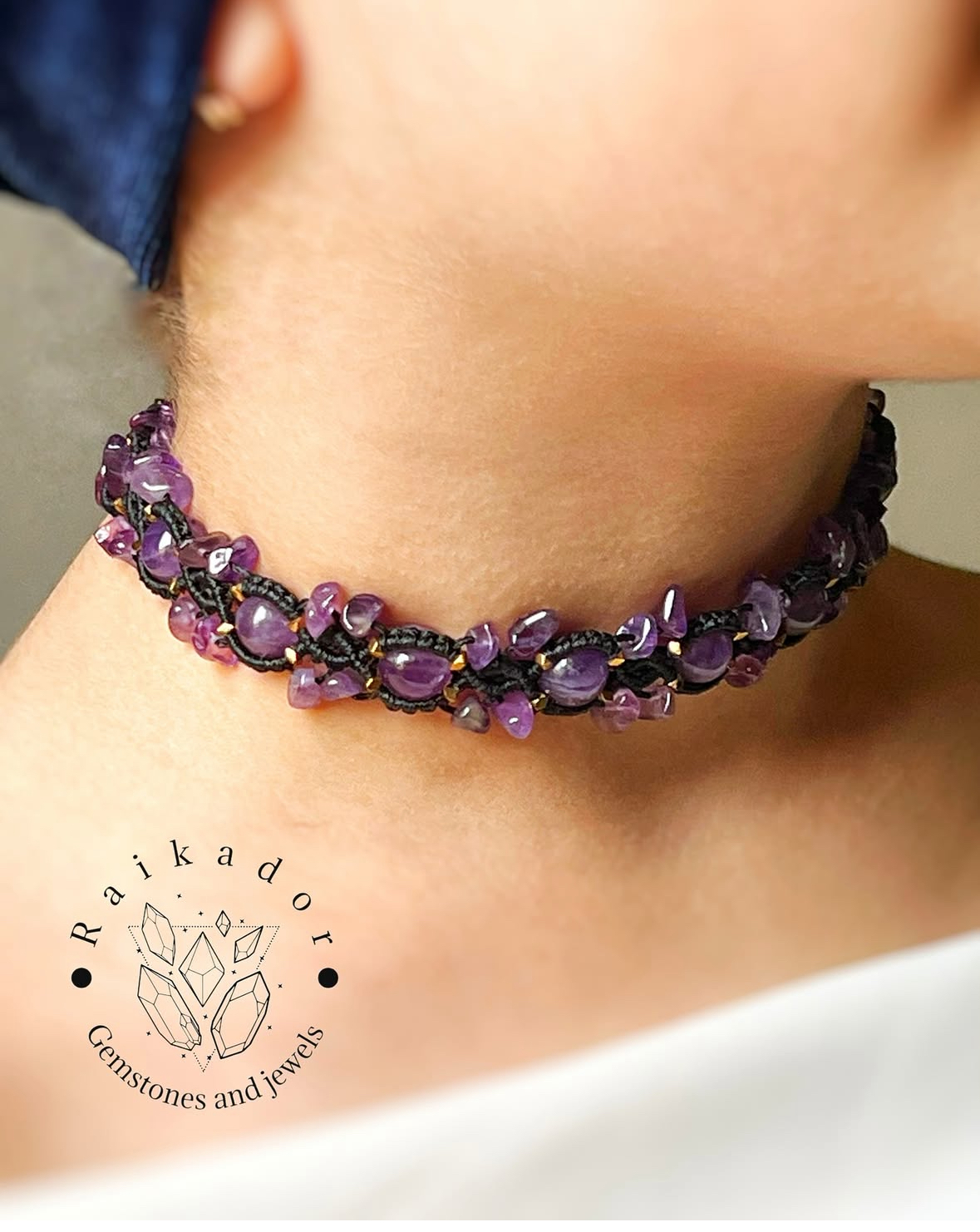 گردنبند سنگی دست ساز