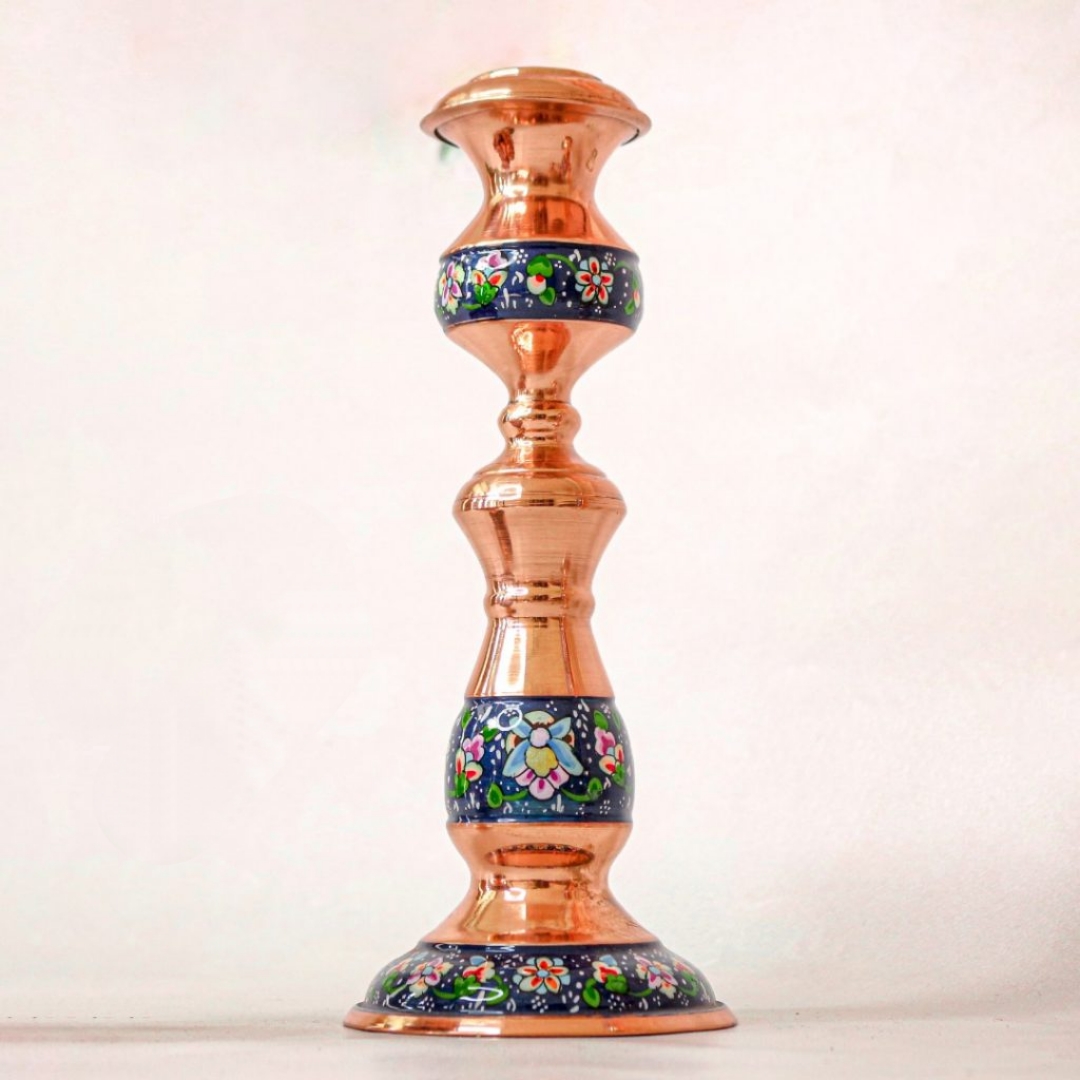 آیینه و شمعدان مس پرداز