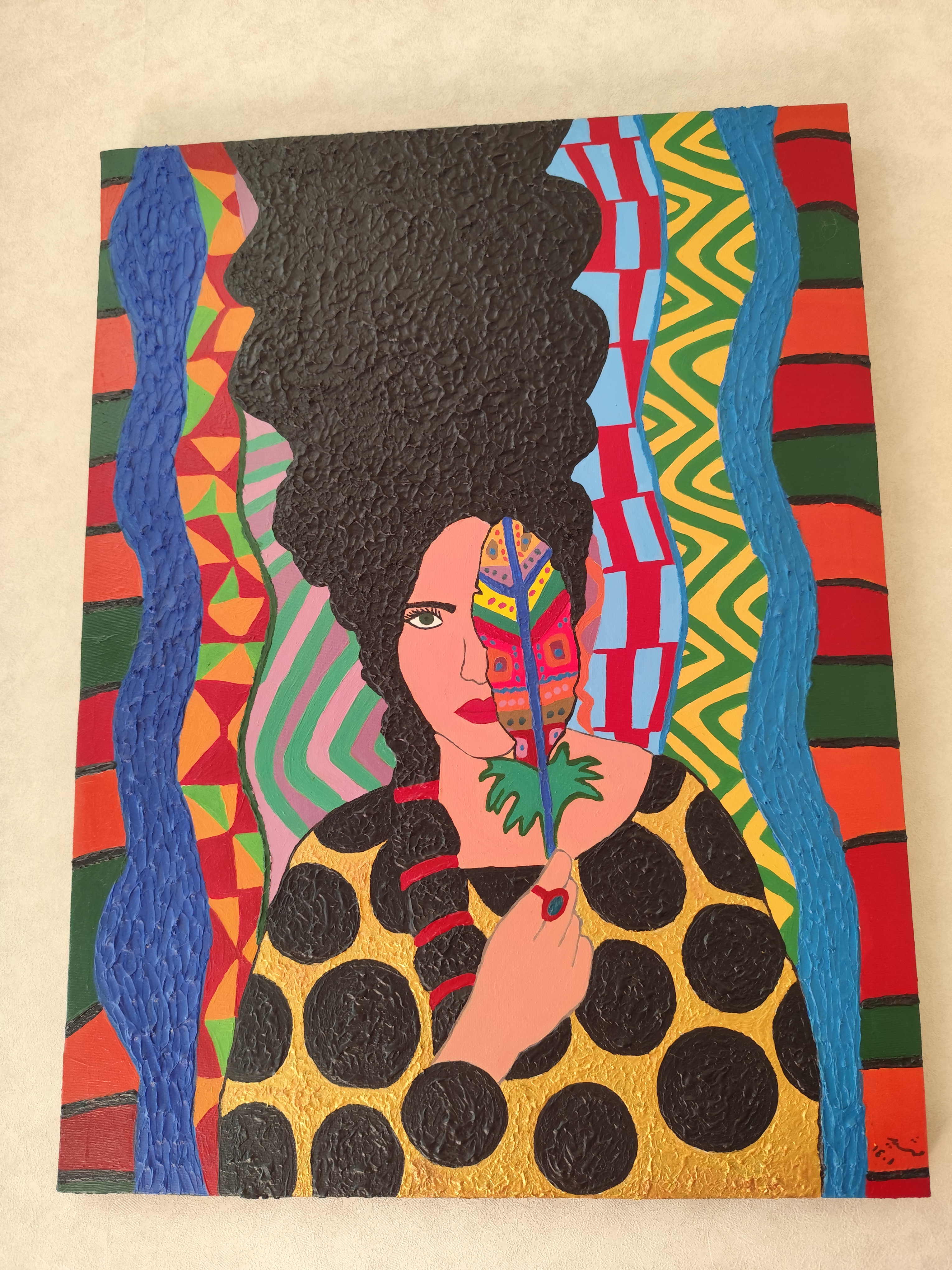 نقاشی های اکریلیک ابعاد 50در 70