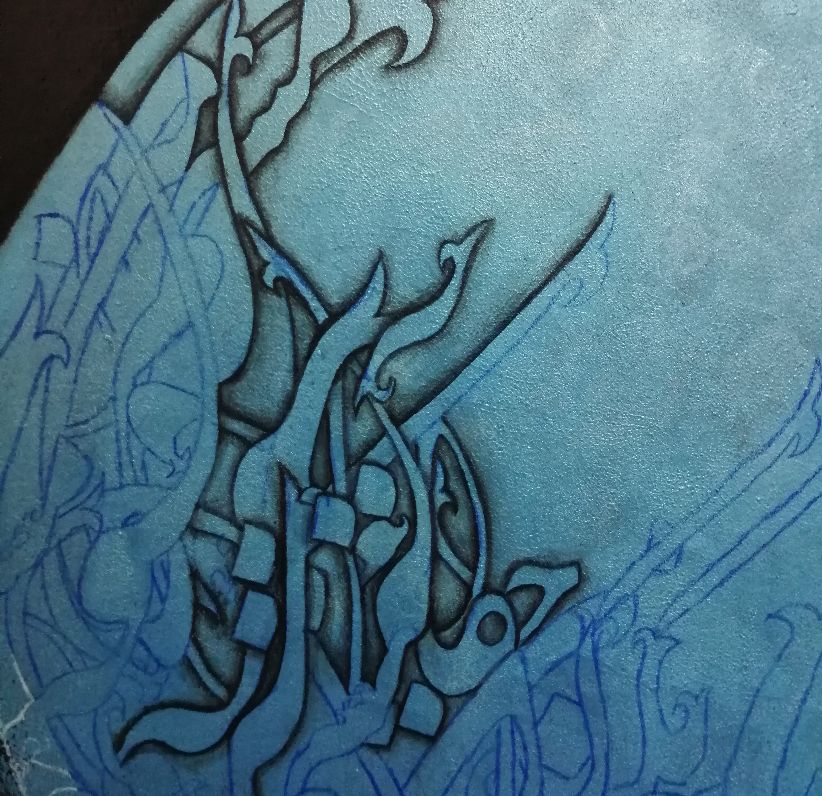 تابلو نقاشی خط