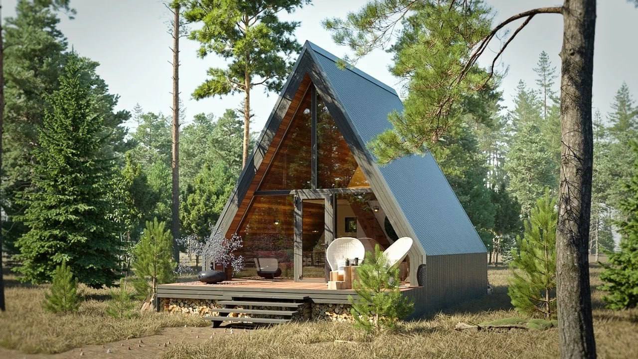 Prefab wooden house